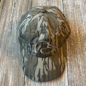 Ducks Unlimited Hat Cap Green Camo Strap Back Adjustable Hunting Hunter